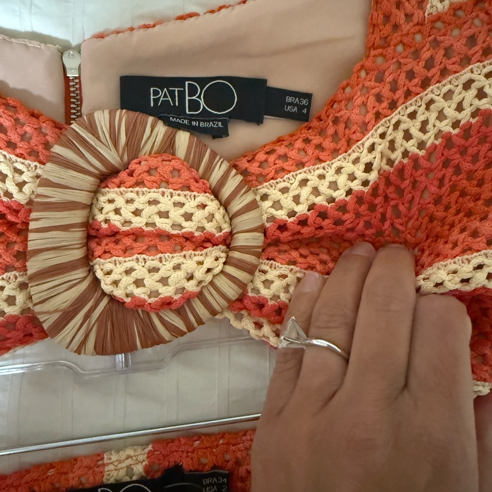 Striped Crochet Two-Piece Set - Picture 5 of 5